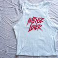 Intense Lover Racer Tank (White)